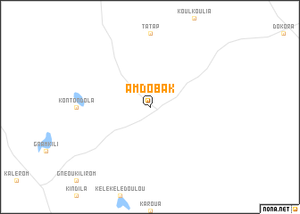 map of Am Dobak