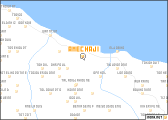 map of Amechaji