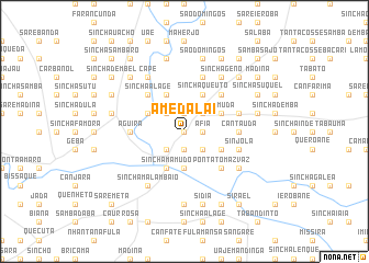 map of Amedalai