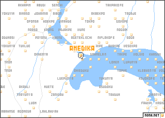 map of Amedika