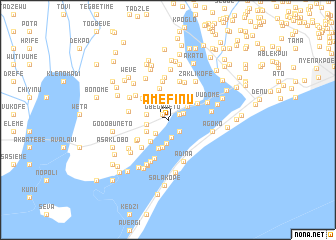 map of Amefinu