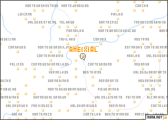 map of Ameixial