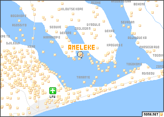 map of Améléké