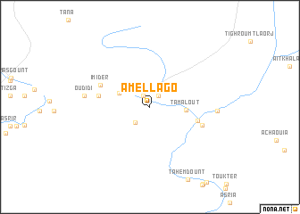 map of Amellago