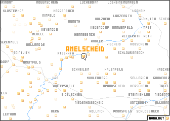 map of Amelscheid