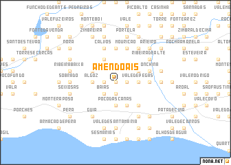 map of Amendoais