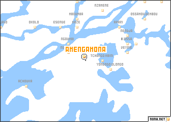 map of Amengamona