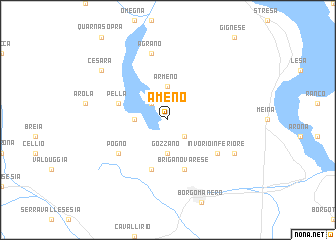 map of Ameno