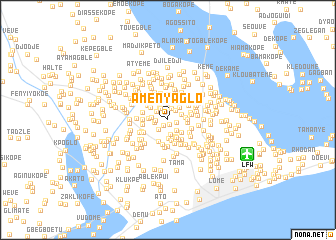 map of Aményaglo