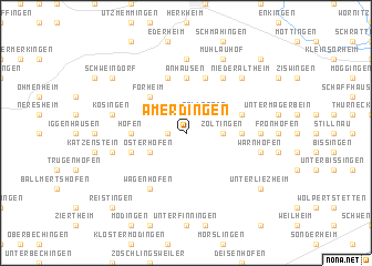 map of Amerdingen