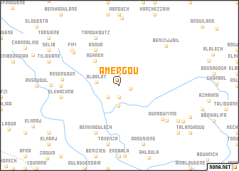 map of Amergou
