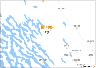 map of Amerom