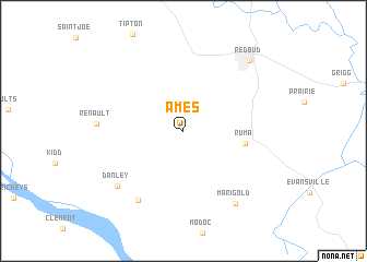 map of Ames