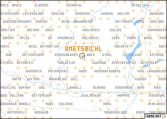 map of Ametsbichl
