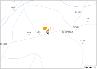 map of Amett