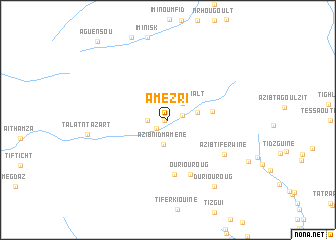 map of Amezri