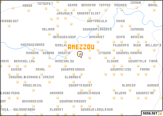 map of Amezzou