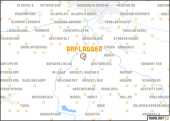 map of Am Fladder