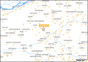 map of Āmgāh