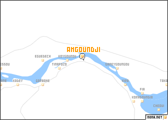 map of Amgoundji