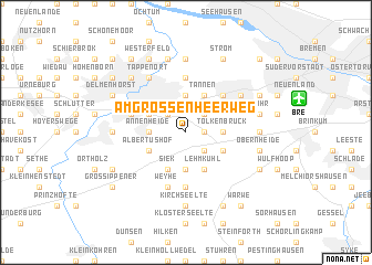 map of Am großen Heerweg