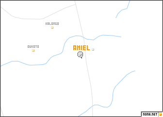 map of Amiel