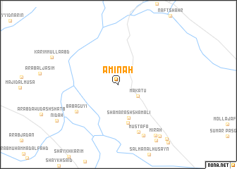 map of Āmīnah