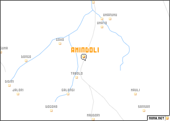 map of Amindoli