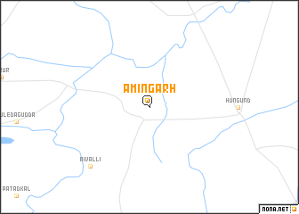 map of Amīngarh
