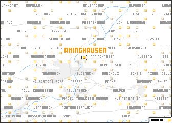 map of Aminghausen
