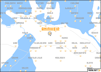 map of Aminikeir