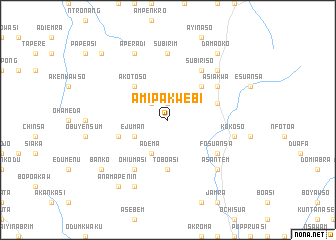 map of Amipakwebi