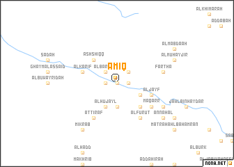 map of ‘Amīq