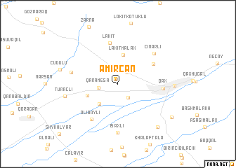 map of Əmircan