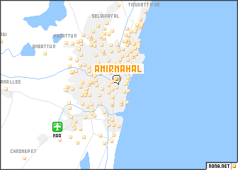 map of Amir Mahal