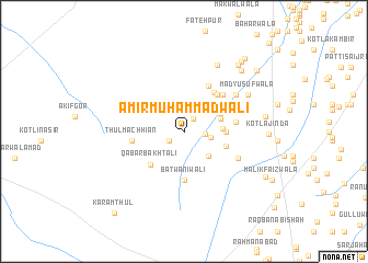 map of Amīr Muhammadwāli