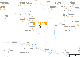 map of Amīrsarā