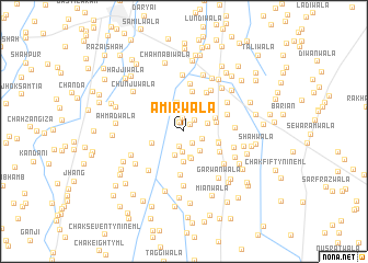 map of Amīrwāla