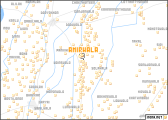 map of Amīrwāla