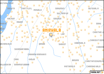 map of Amīrwāla