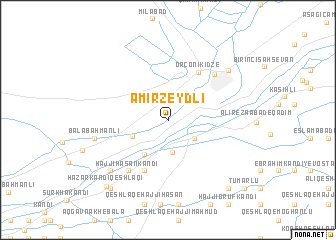 map of Əmirzeydli