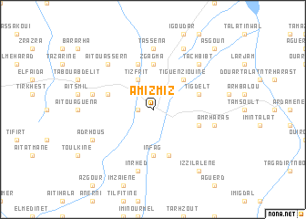 map of Amizmiz