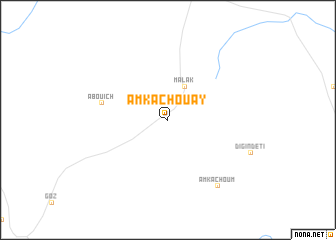 map of Am Kachouay