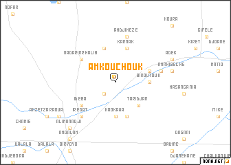 map of Am Kouchouk