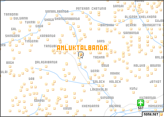 map of Amlūktal Bānda