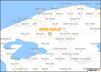 map of Ammendrup