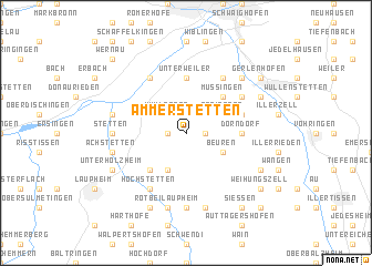 map of Ammerstetten