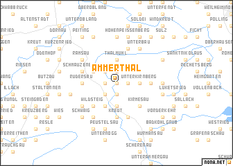map of Ammerthal