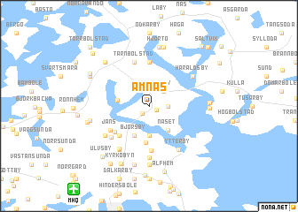 map of Ämnäs