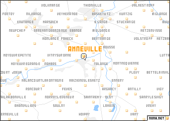 map of Amnéville